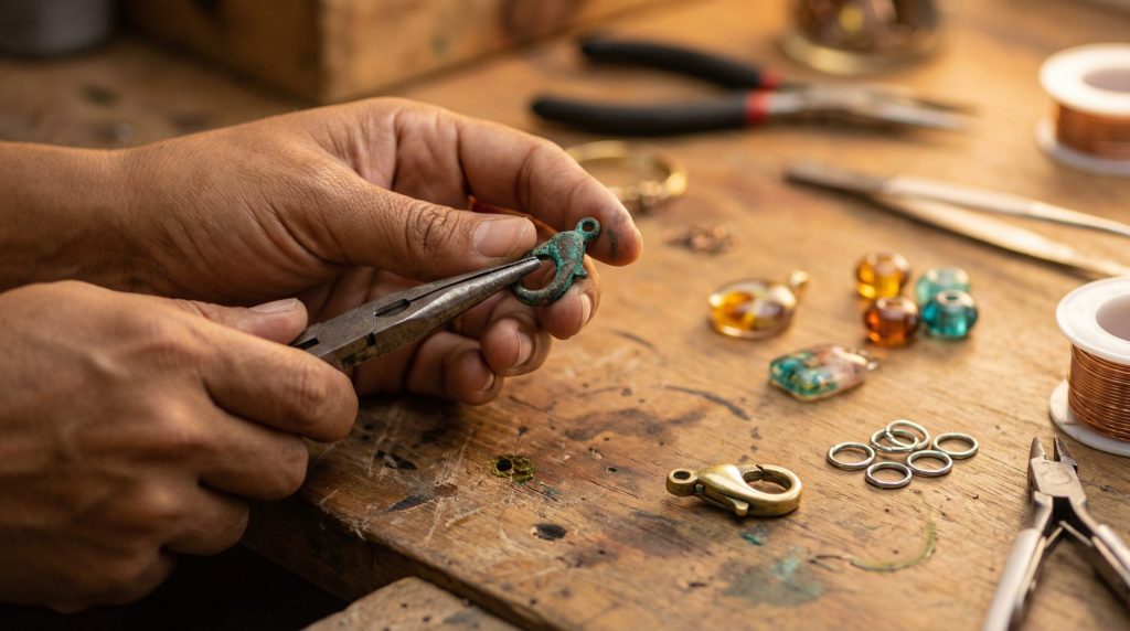 Fechos de latão oxidam as Bijus e Acessórios?