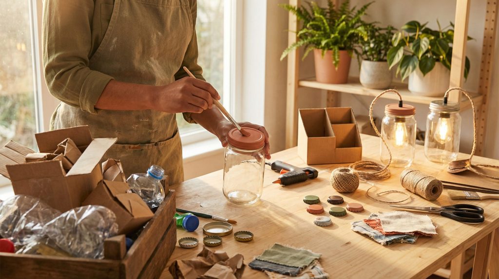 Reaproveitar e Criar: Transforme Lixo em Decoração