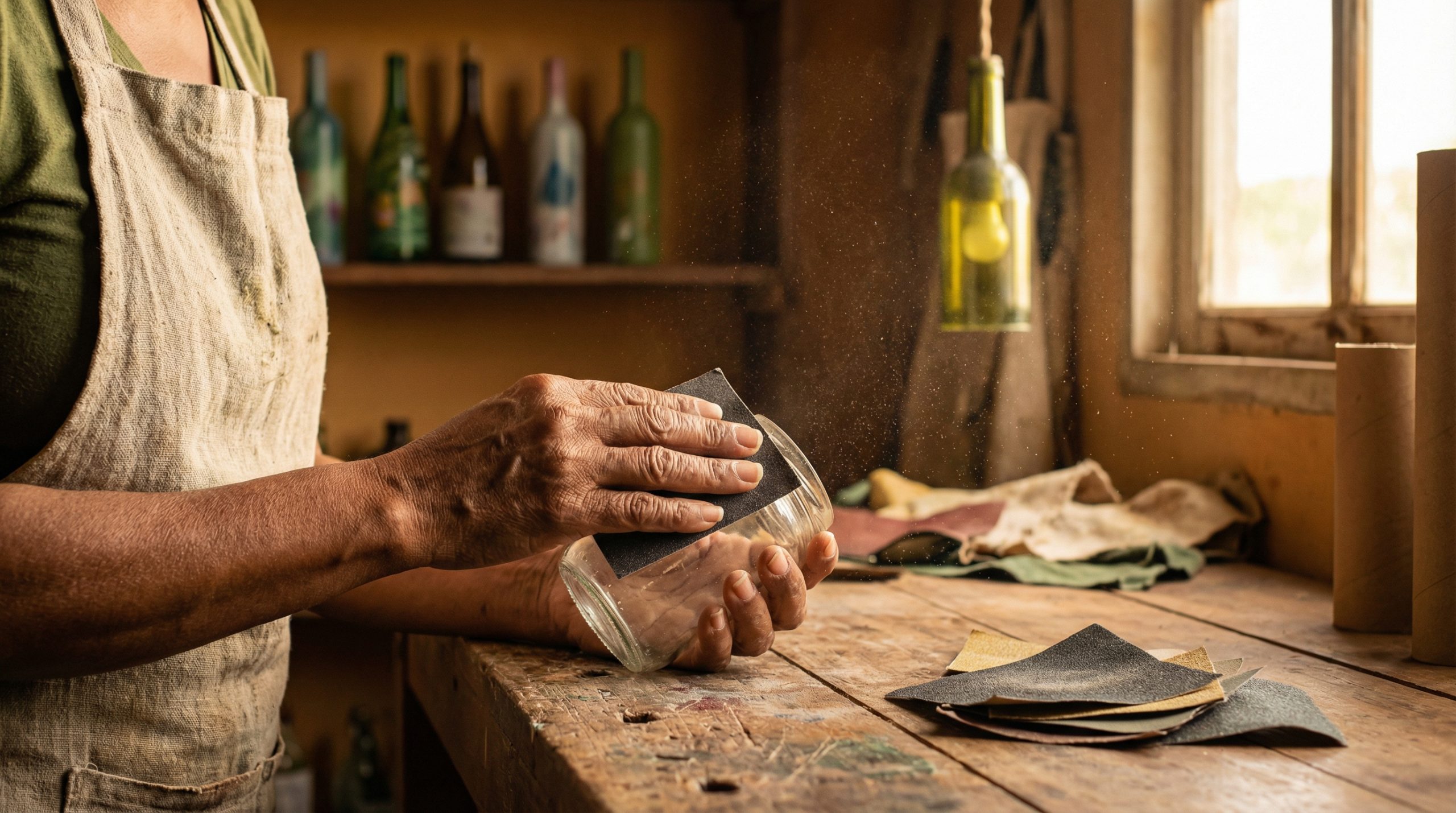 Vidros lisos pedem lixamento antes do Reaproveitar e Criar?