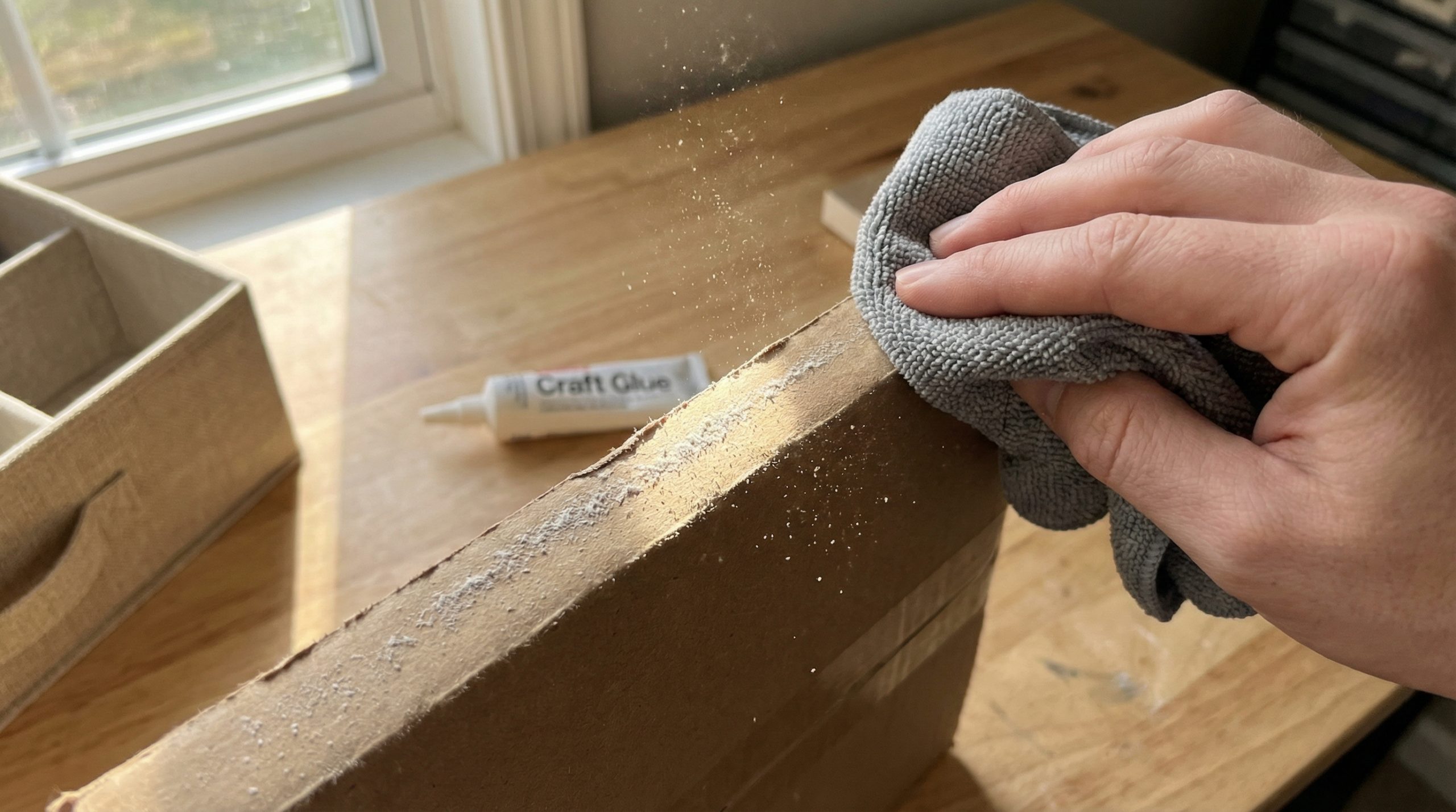 Poeira fina arruína a colagem no Reaproveitar e Criar (limpe) - 2