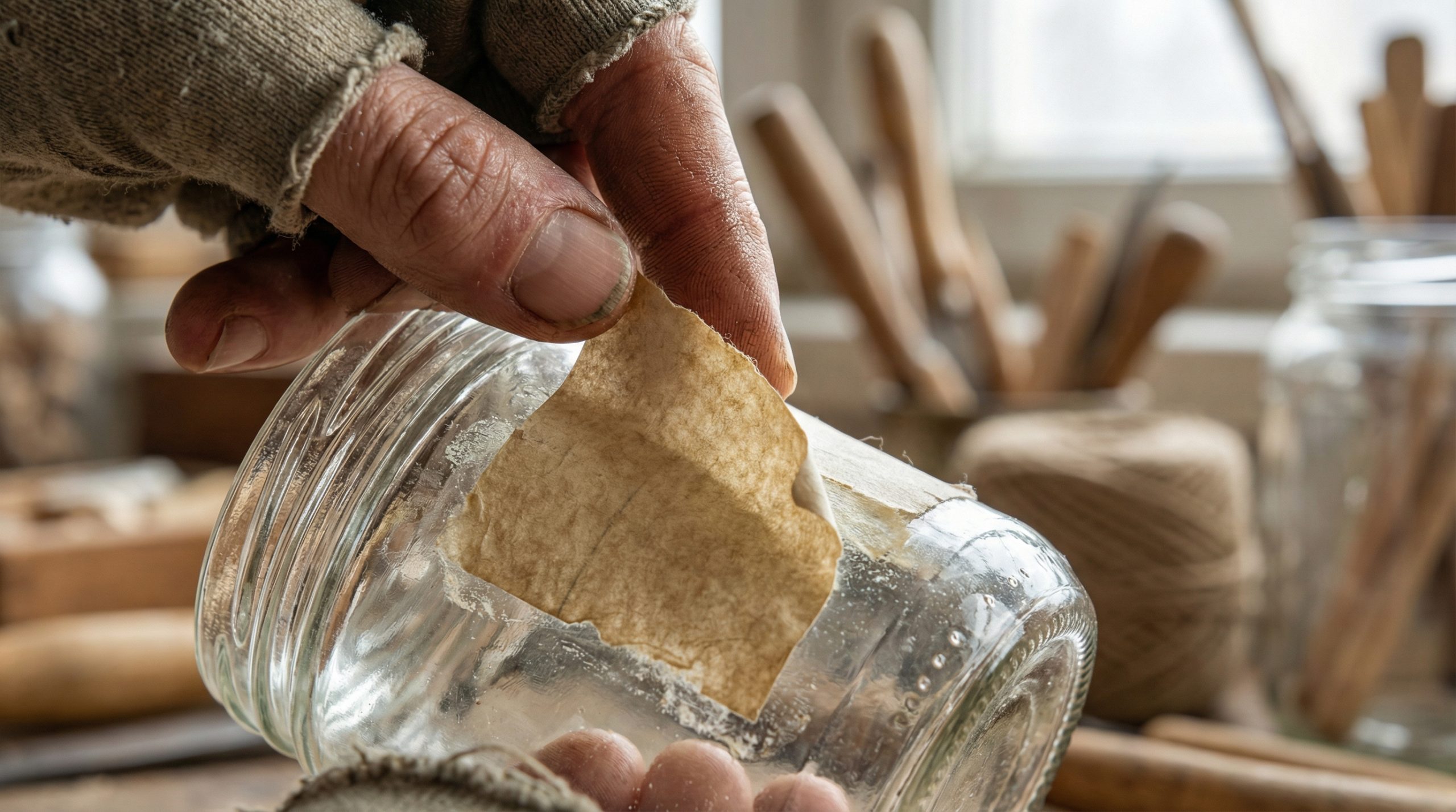 Gordura das mãos solta a cola no Reaproveitar e Criar - 2