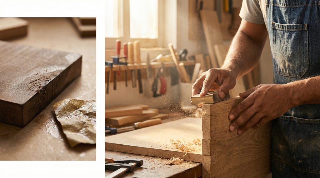 Lixa d’água não serve para Madeira e Montagem (use a seca)