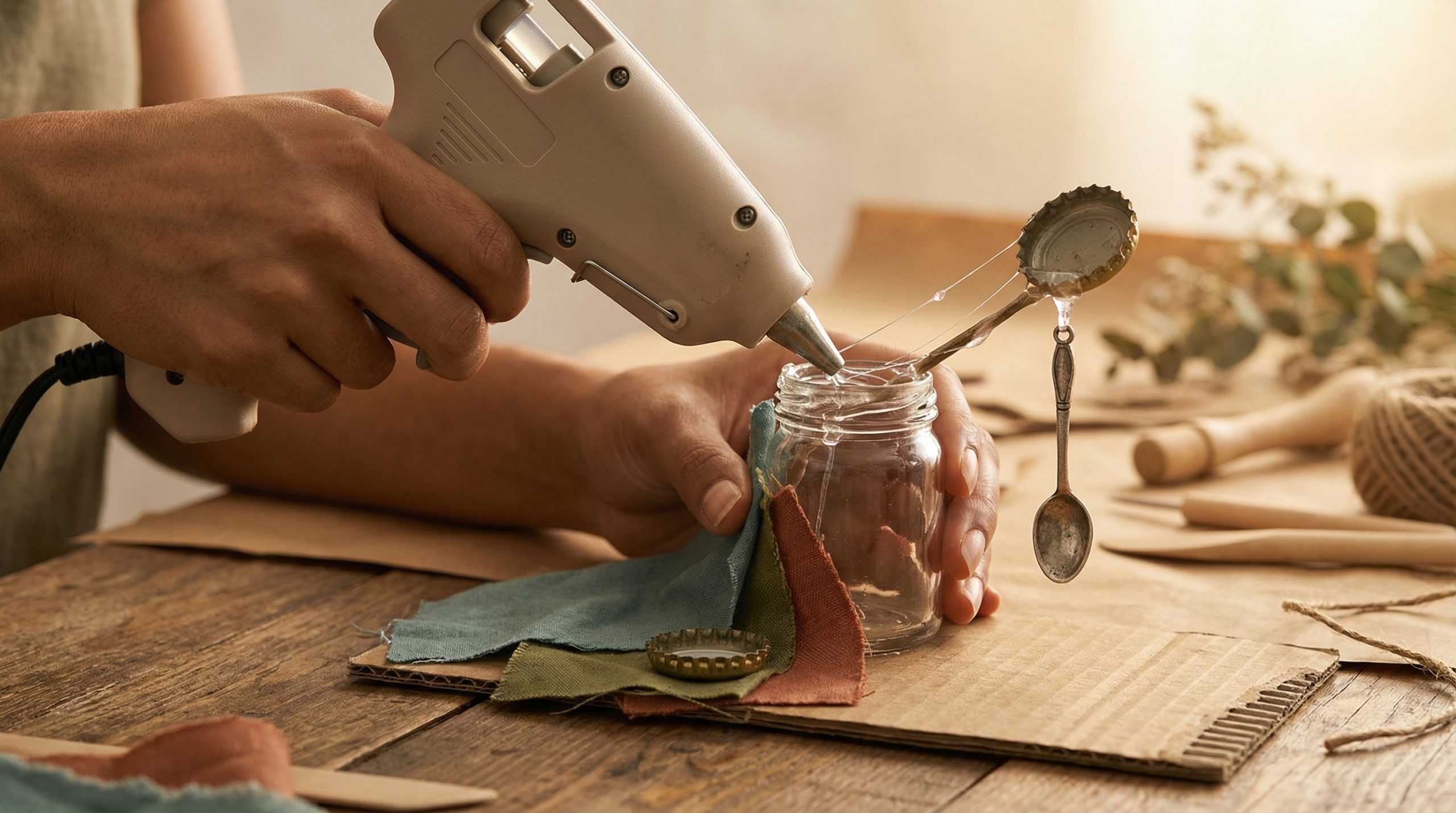 Cola quente aguenta peso no Reaproveitar e Criar?