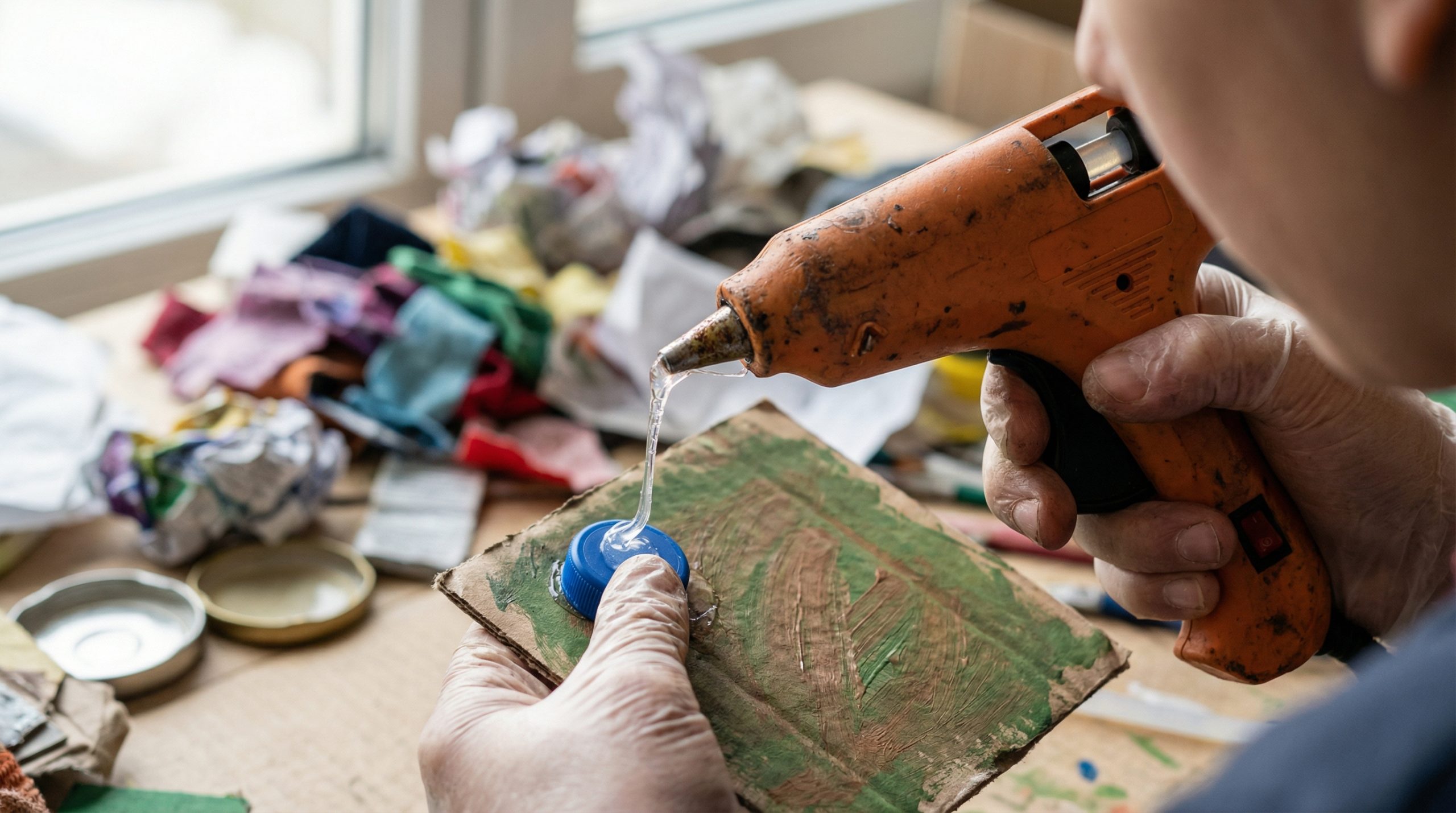 Cola quente aguenta peso no Reaproveitar e Criar? - 2