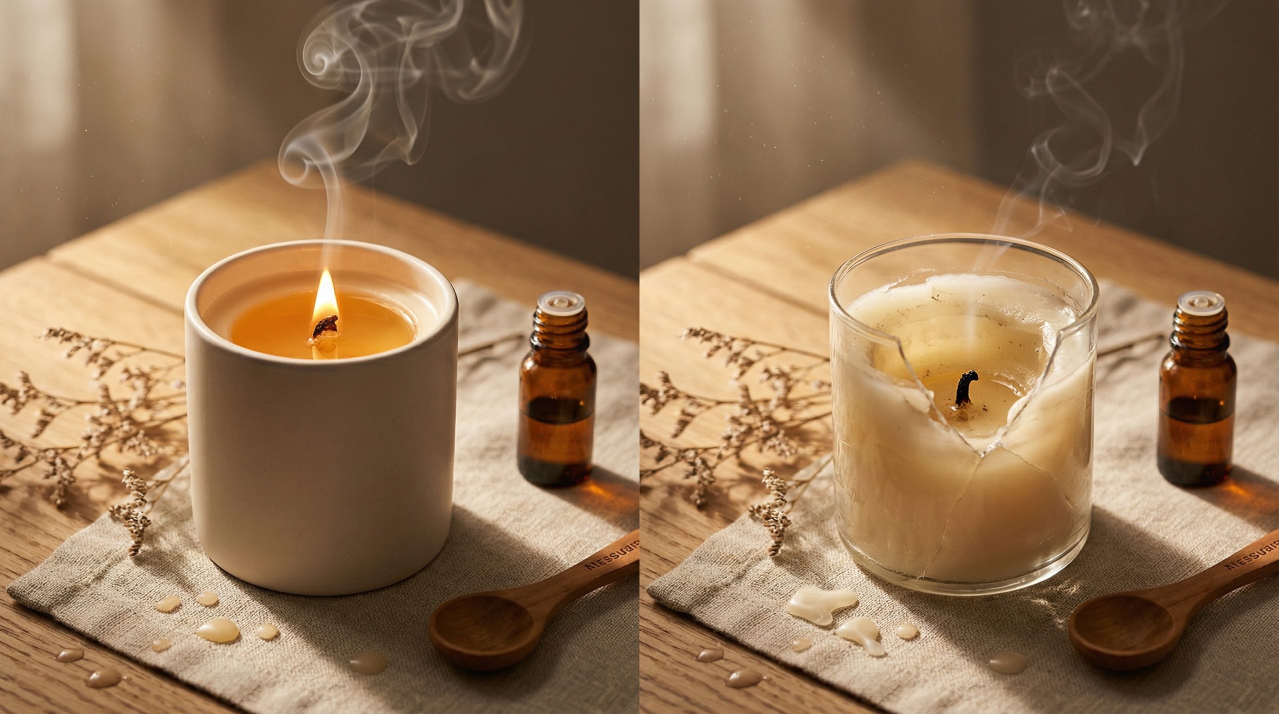 Pavios errados (e baratos) arruínam Velas e Aromas