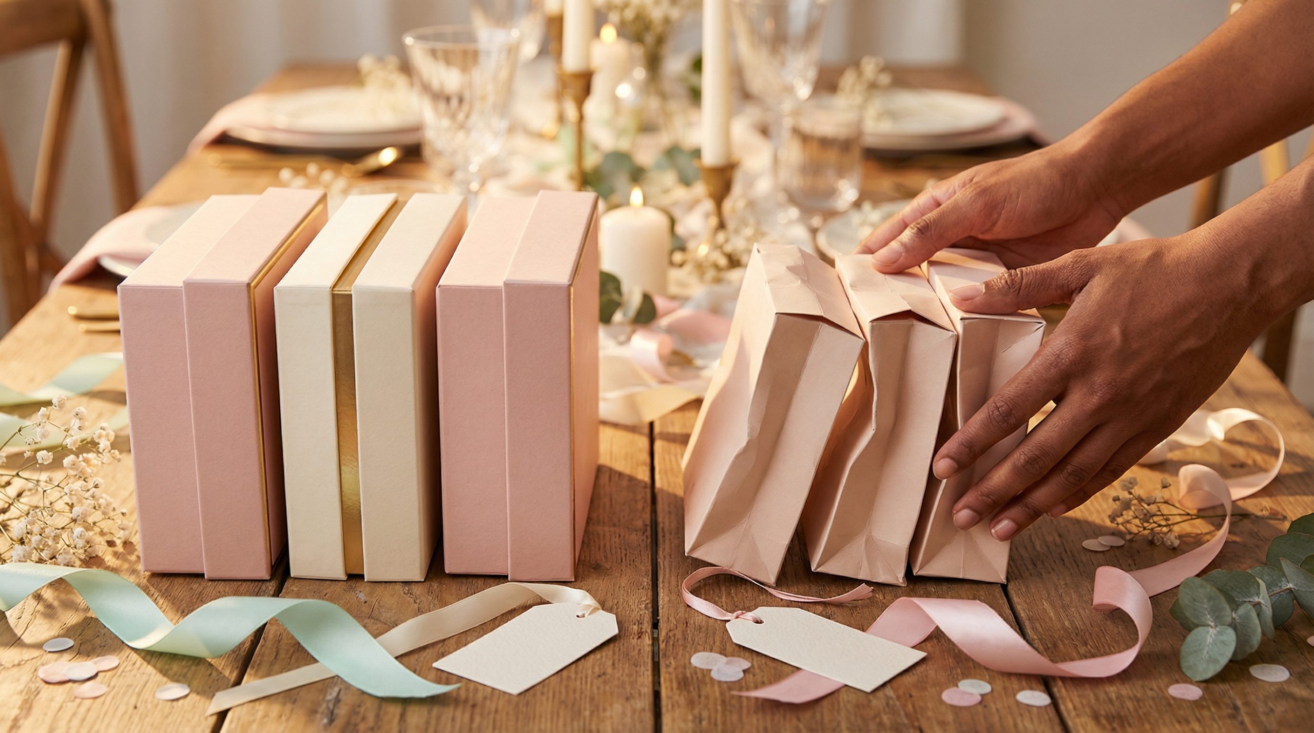 Gramatura baixa para Festas e Lembranças deforma as caixas