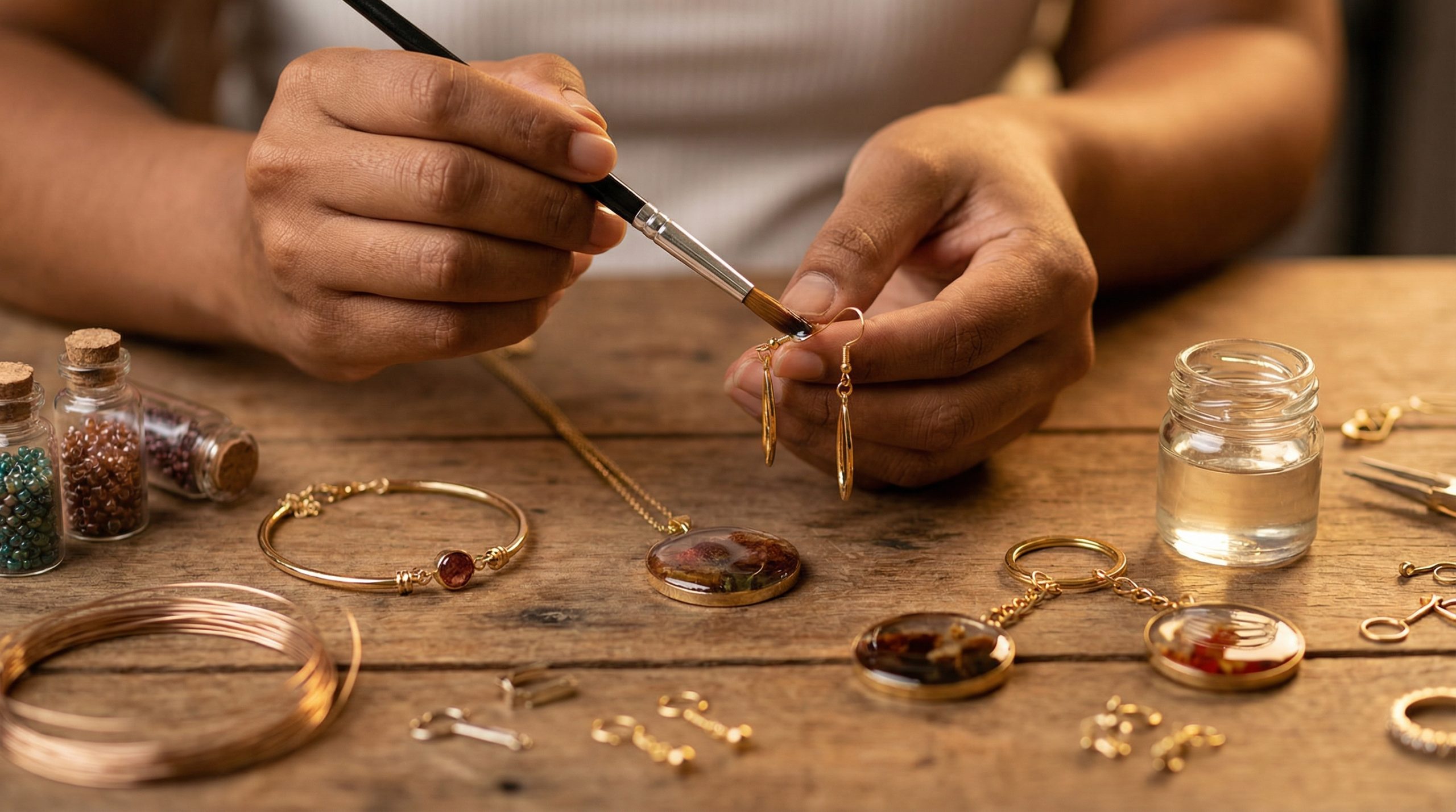 Verniz italiano protege o brilho de Bijus e Acessórios por anos