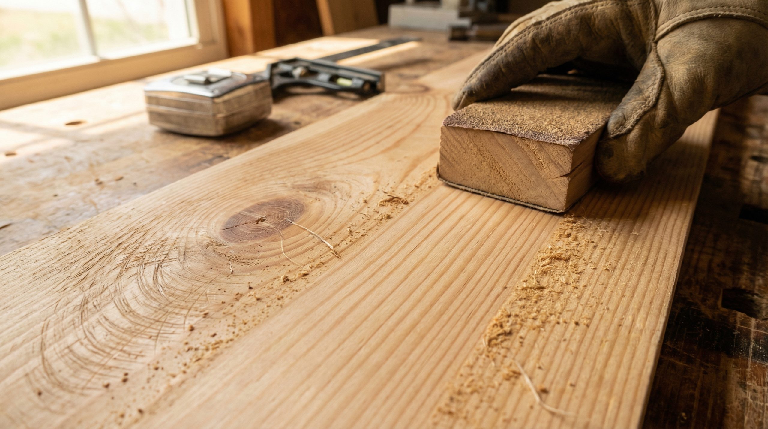 Lixar em círculos risca a Madeira e Montagem (siga o veio) - 2