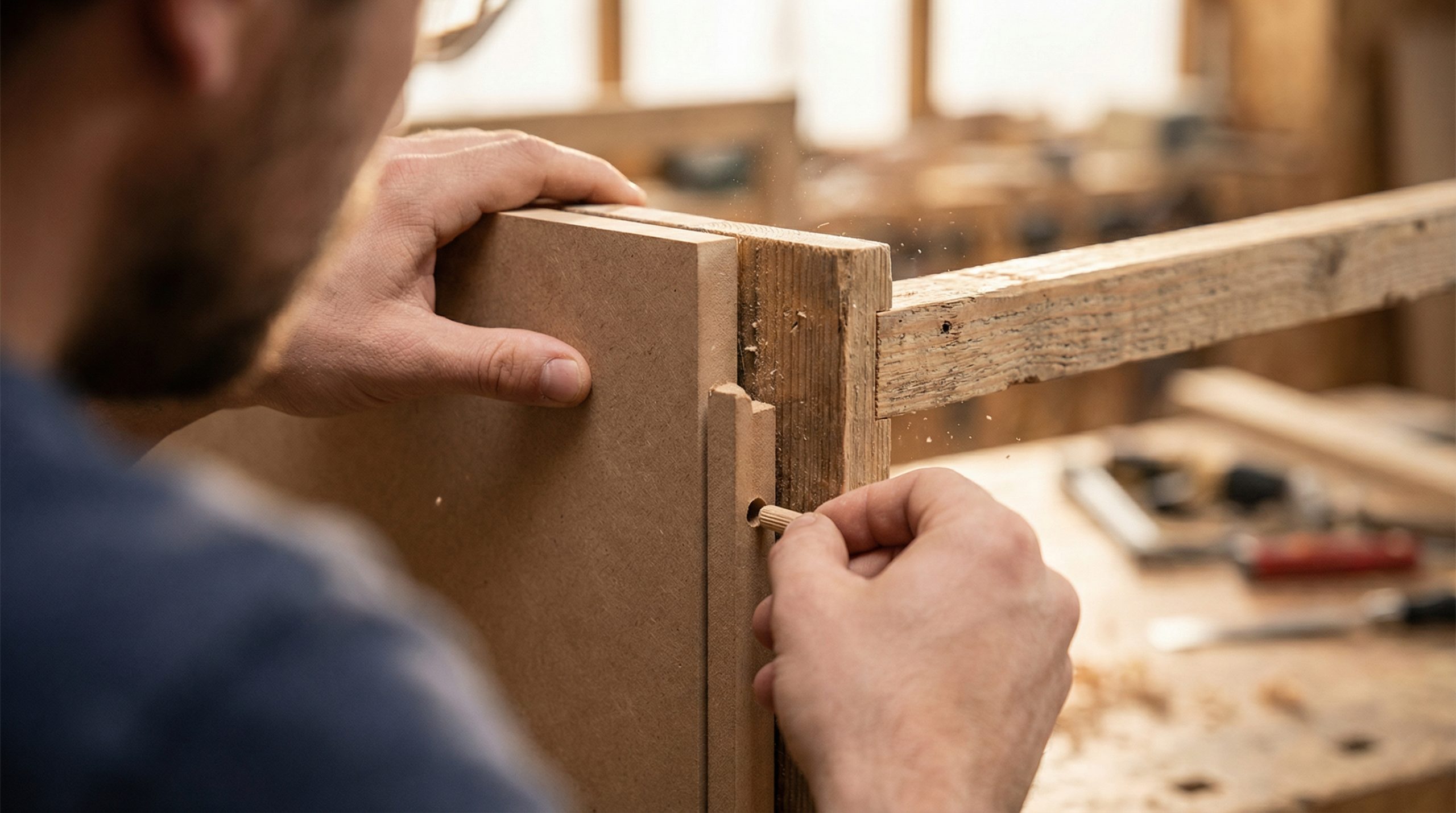 Encaixes invisíveis em Madeira e Montagem — sem pregos - 2