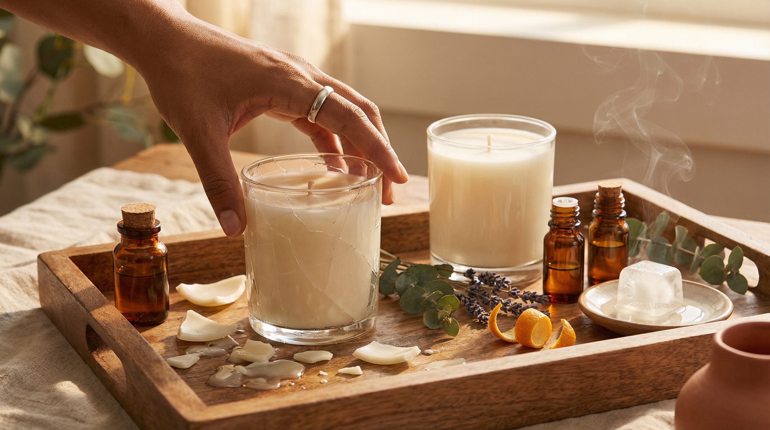 Choque térmico cria rachaduras nas Velas e Aromas (ajuste)