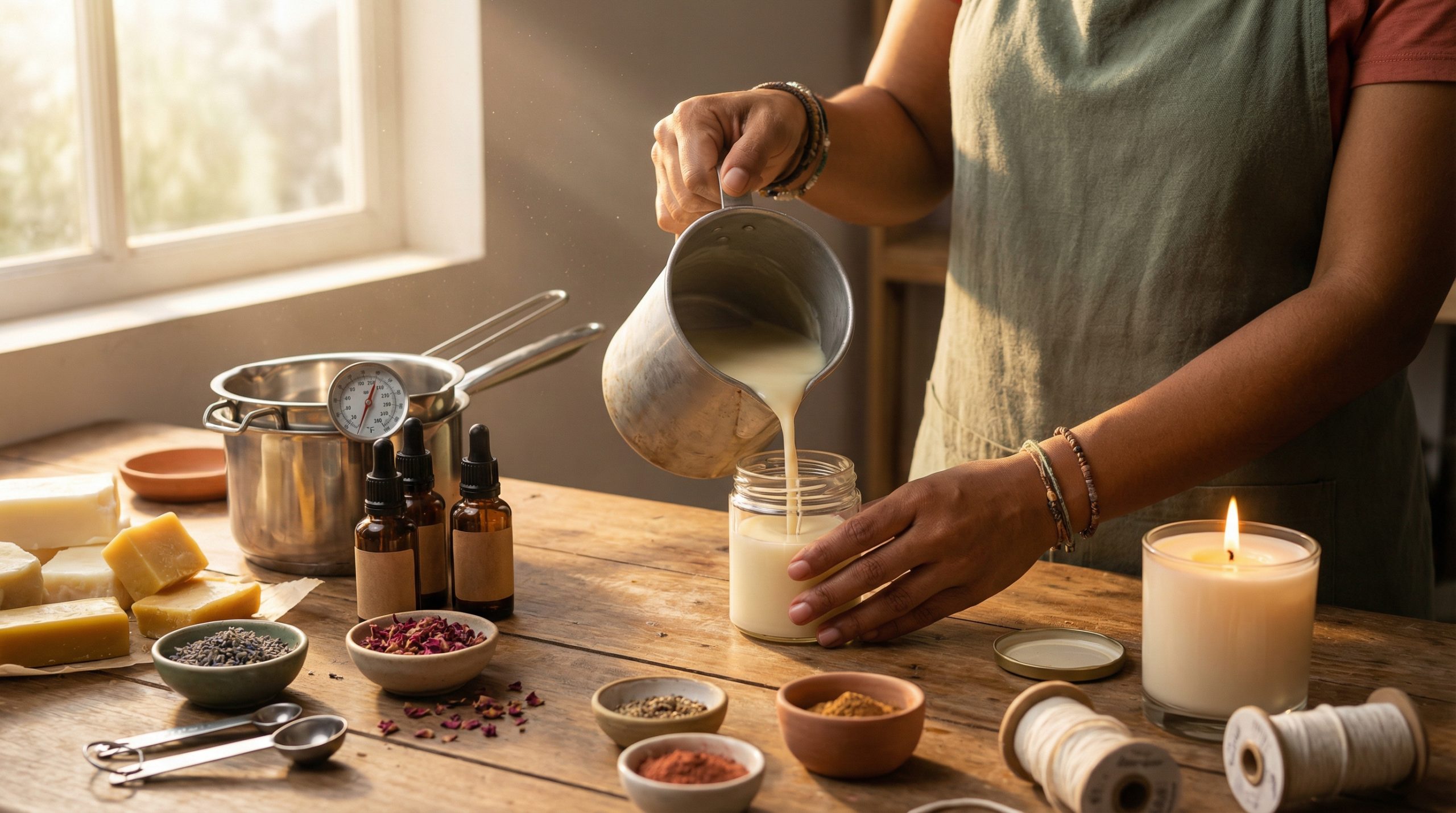 Consistência de Velas e Aromas (chega de cera mole)