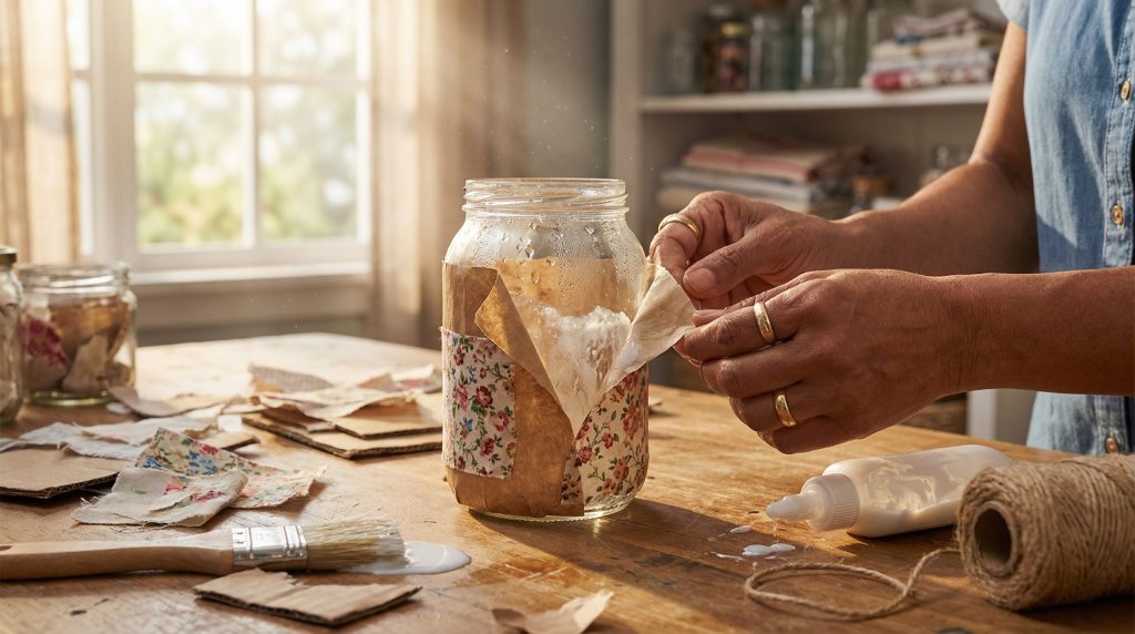 Umidade nos potes anula a cola no Reaproveitar e Criar