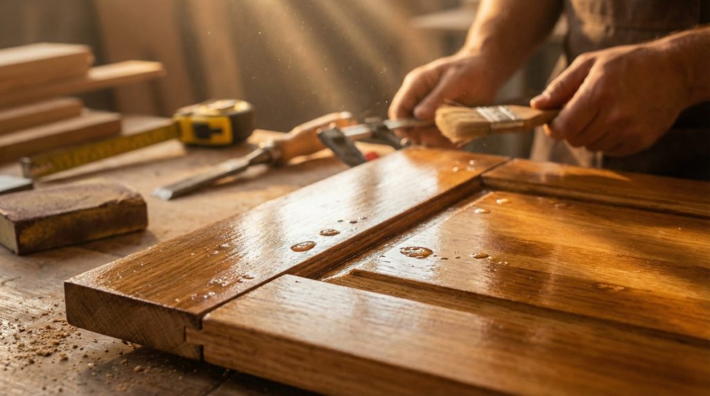 Secar verniz ao sol cria bolhas em Madeira e Montagem?