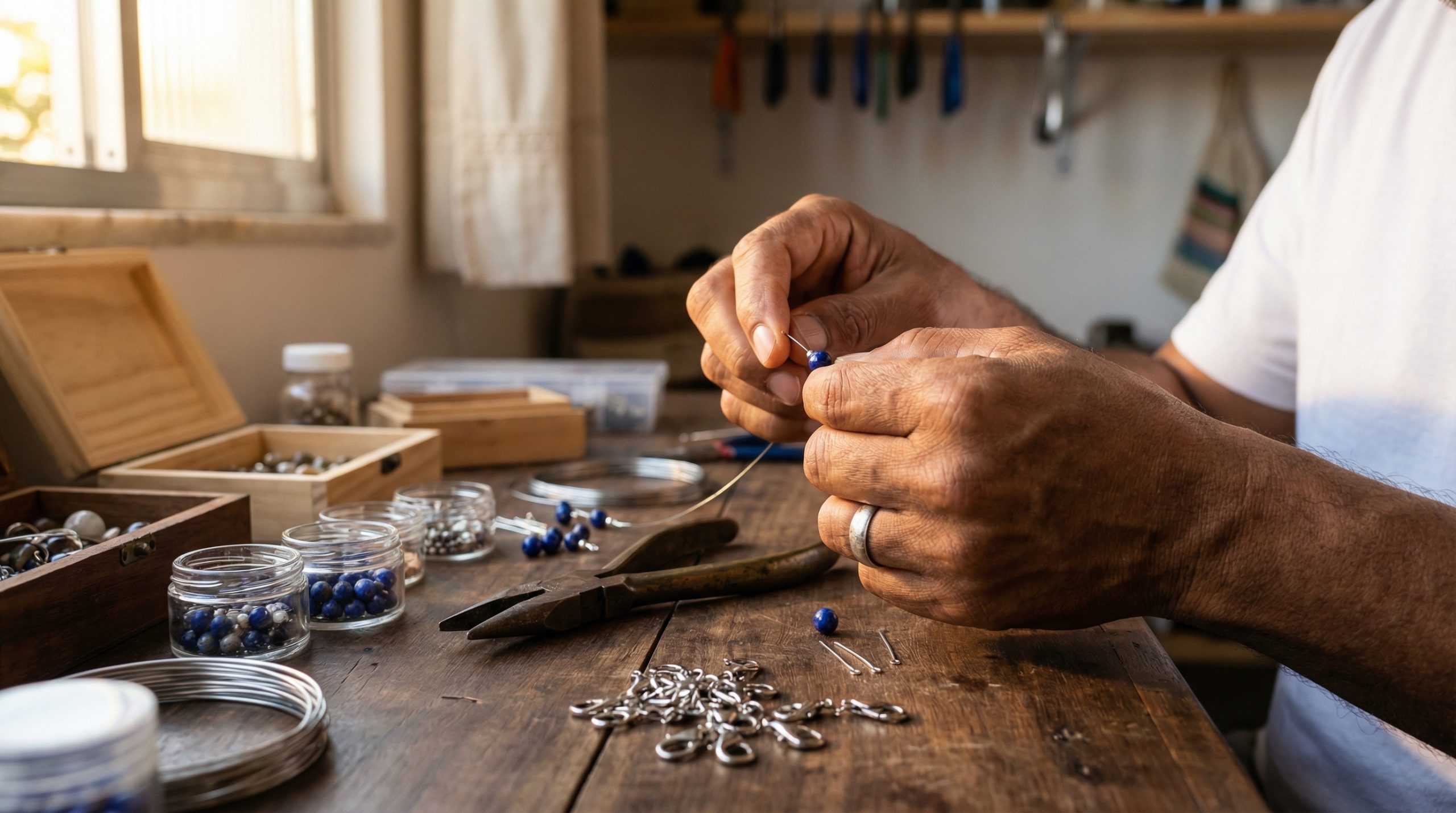 Aço inoxidável salva as Bijus e Acessórios (não escurece)