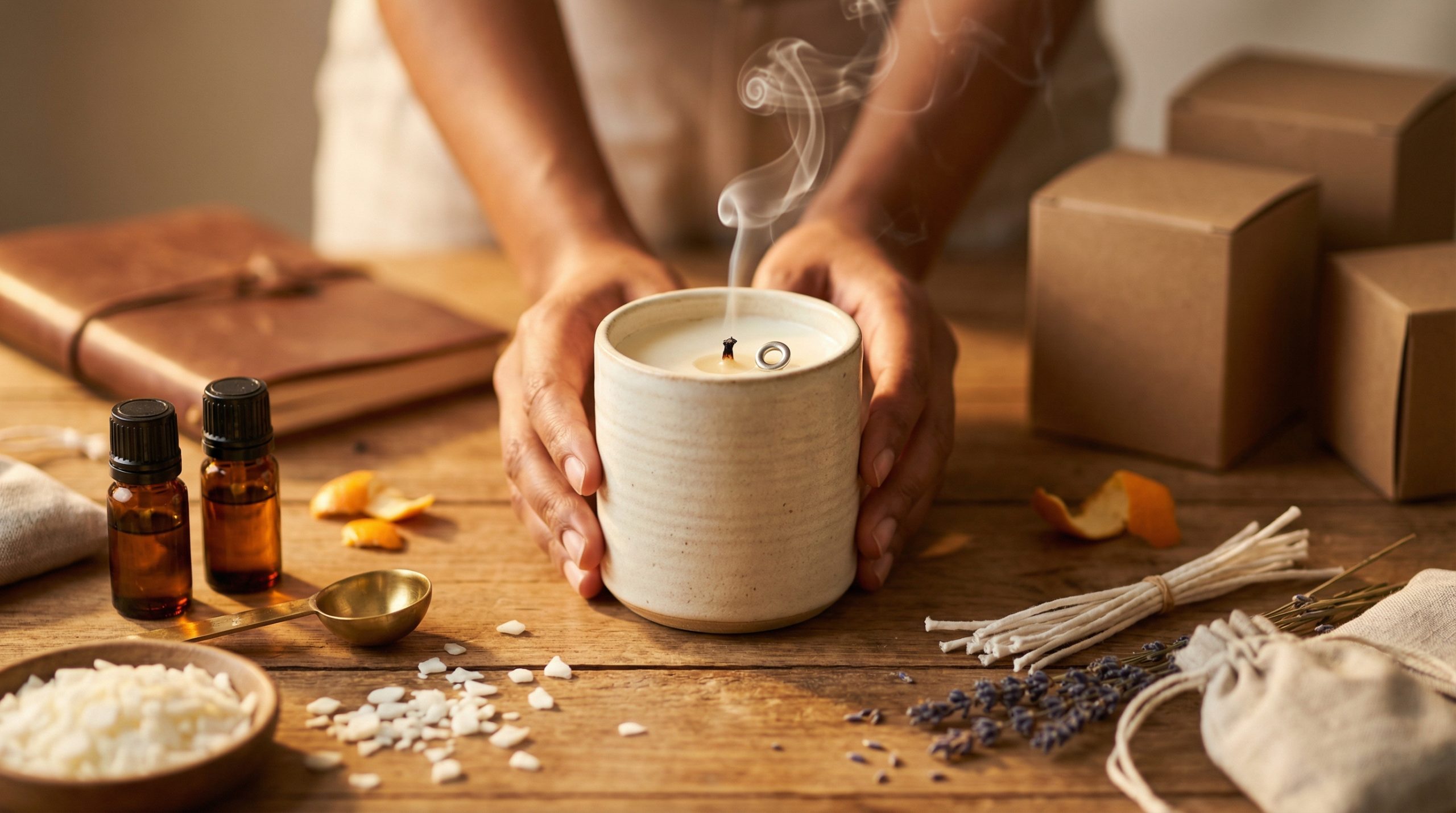 Ilhós solto apaga a chama das Velas e Aromas cedo demais