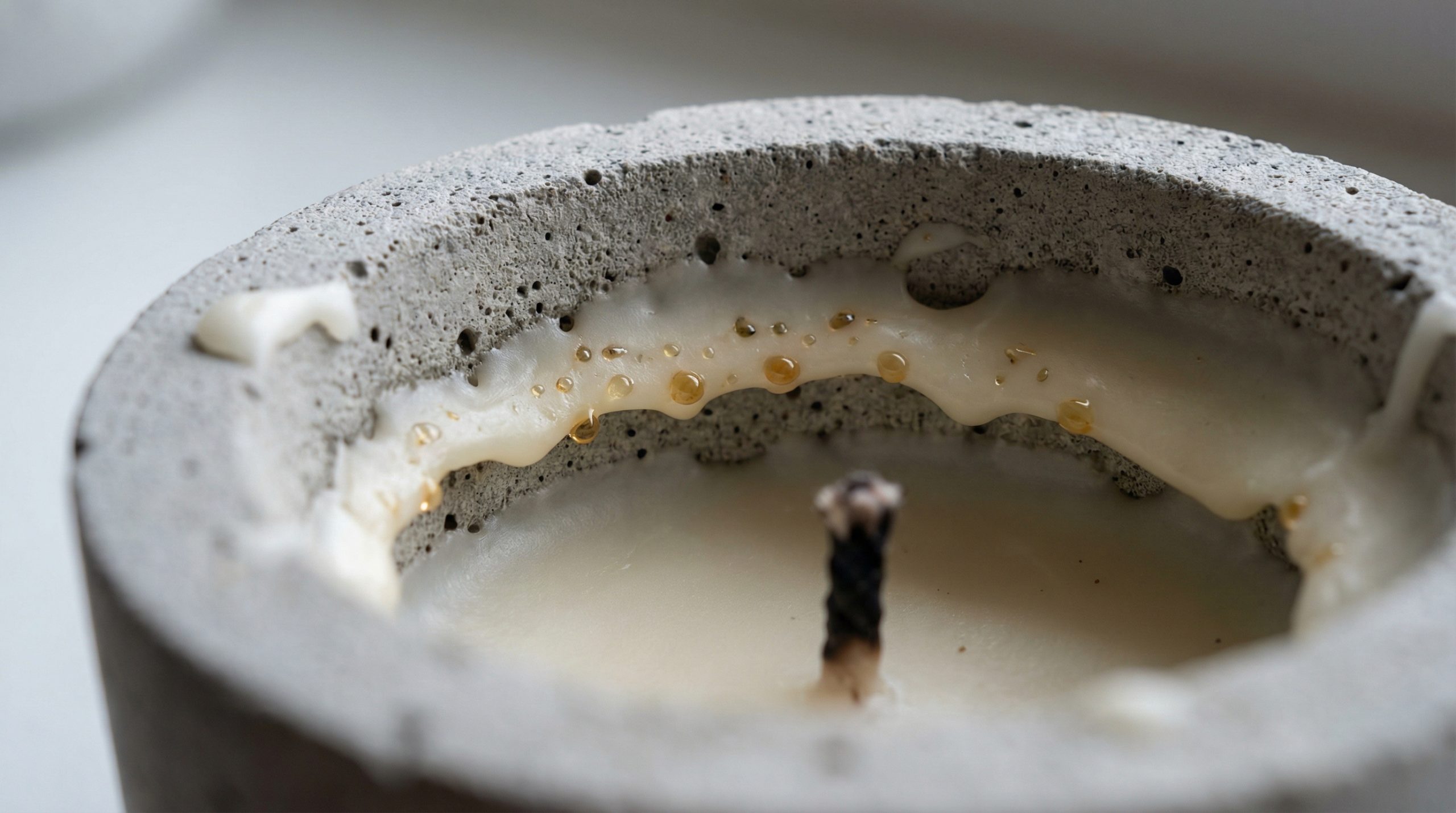 Potes de cimento absorvem o cheiro das Velas e Aromas? (Teste) - 2