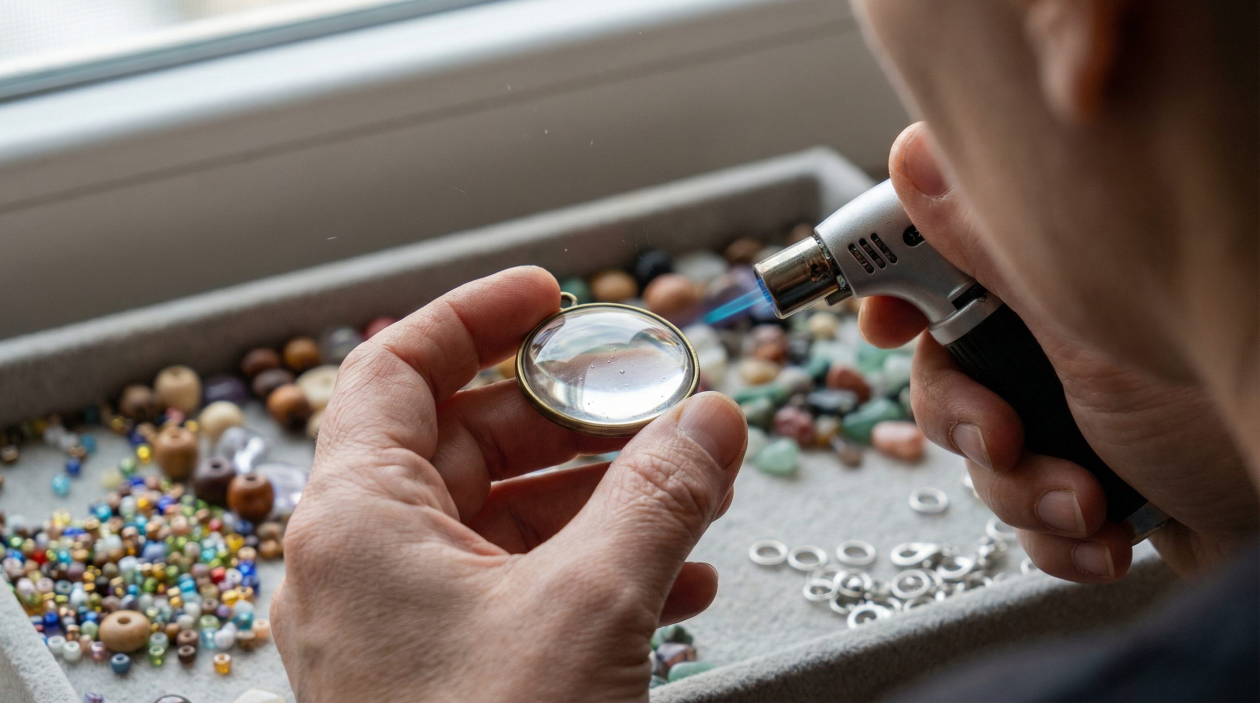 Resina sem bolhas eleva o valor das Bijus e Acessórios - 2