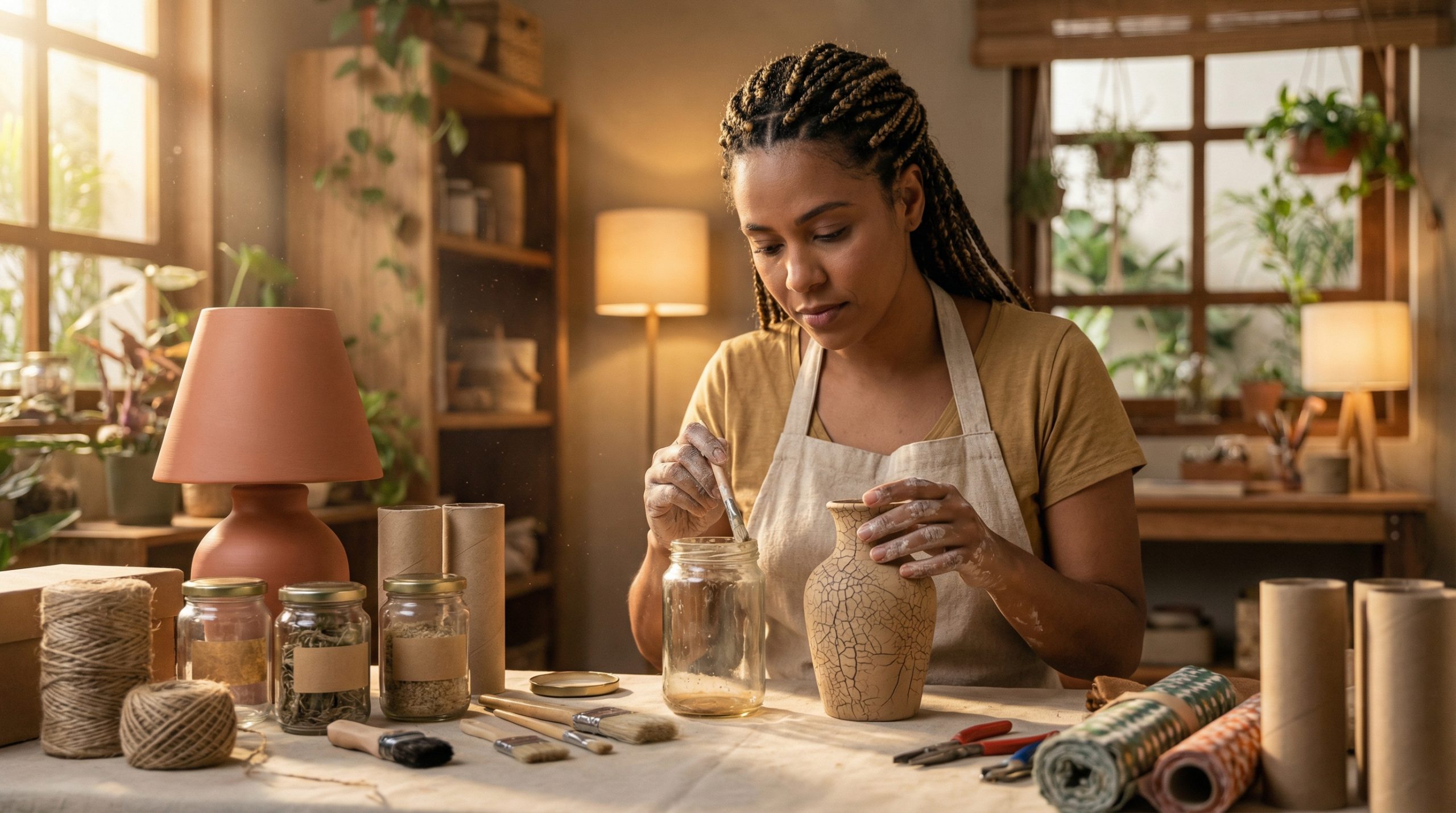 Secagem forçada craquela a arte em Reaproveitar e Criar