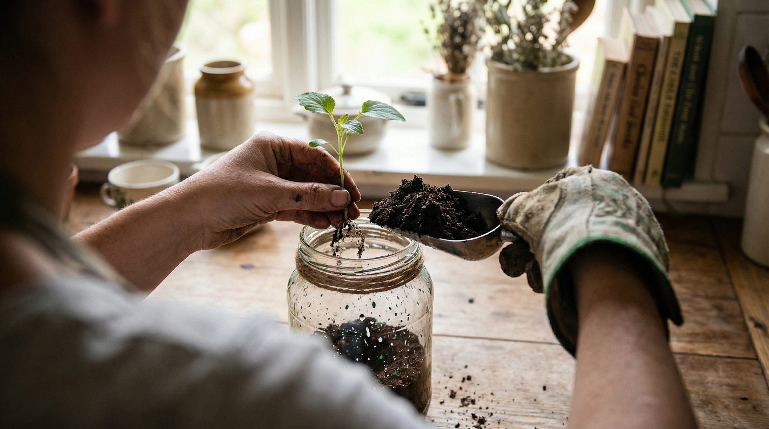 Resgate potes de vidro: inove com Reaproveitar e Criar - 2